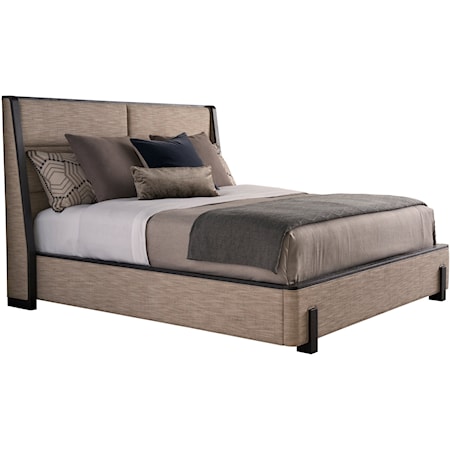 Upholstered Queen Panel Bed