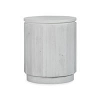 Contemporary Round Accent End Table