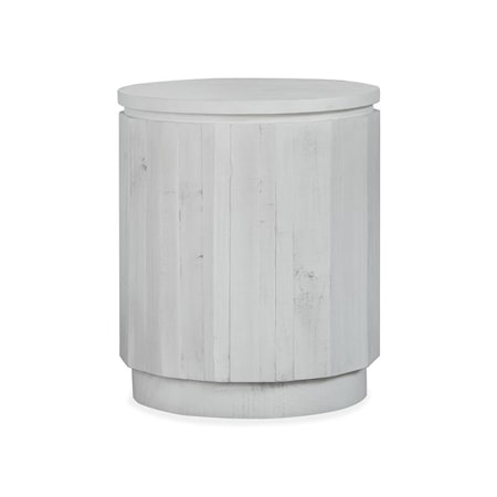 Round Accent End Table