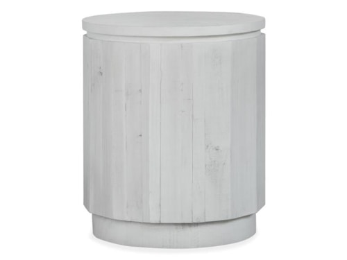 Contemporary Round Accent End Table