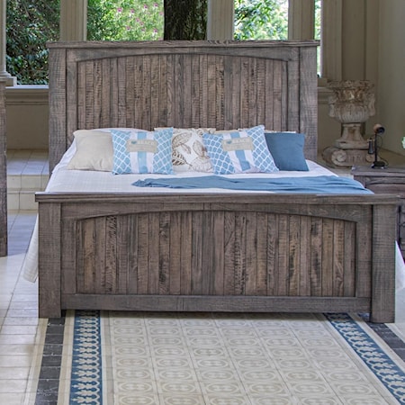 Rustic King Bed