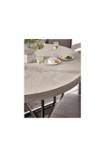 Universal Modern Contemporary Round Dining Table with Bronze Base