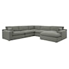 Benchcraft Elyza 5-Piece Modular Sectional with Chaise