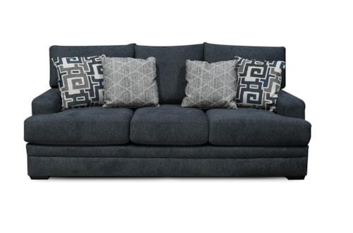 Casual Sofa with Track Arms