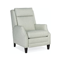 Transitional Power Recliner with Divided Back & Power Headrest