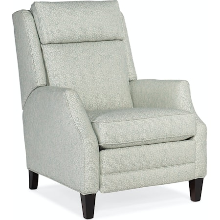 Transitional Recliner w/ Divided Back