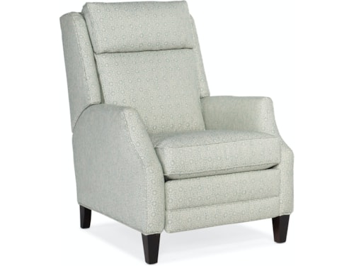 Transitional Power Recliner with Divided Back & Power Headrest