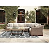 Ashley Furniture Signature Design Beachcroft 4-Piece Outdoor Seating Set