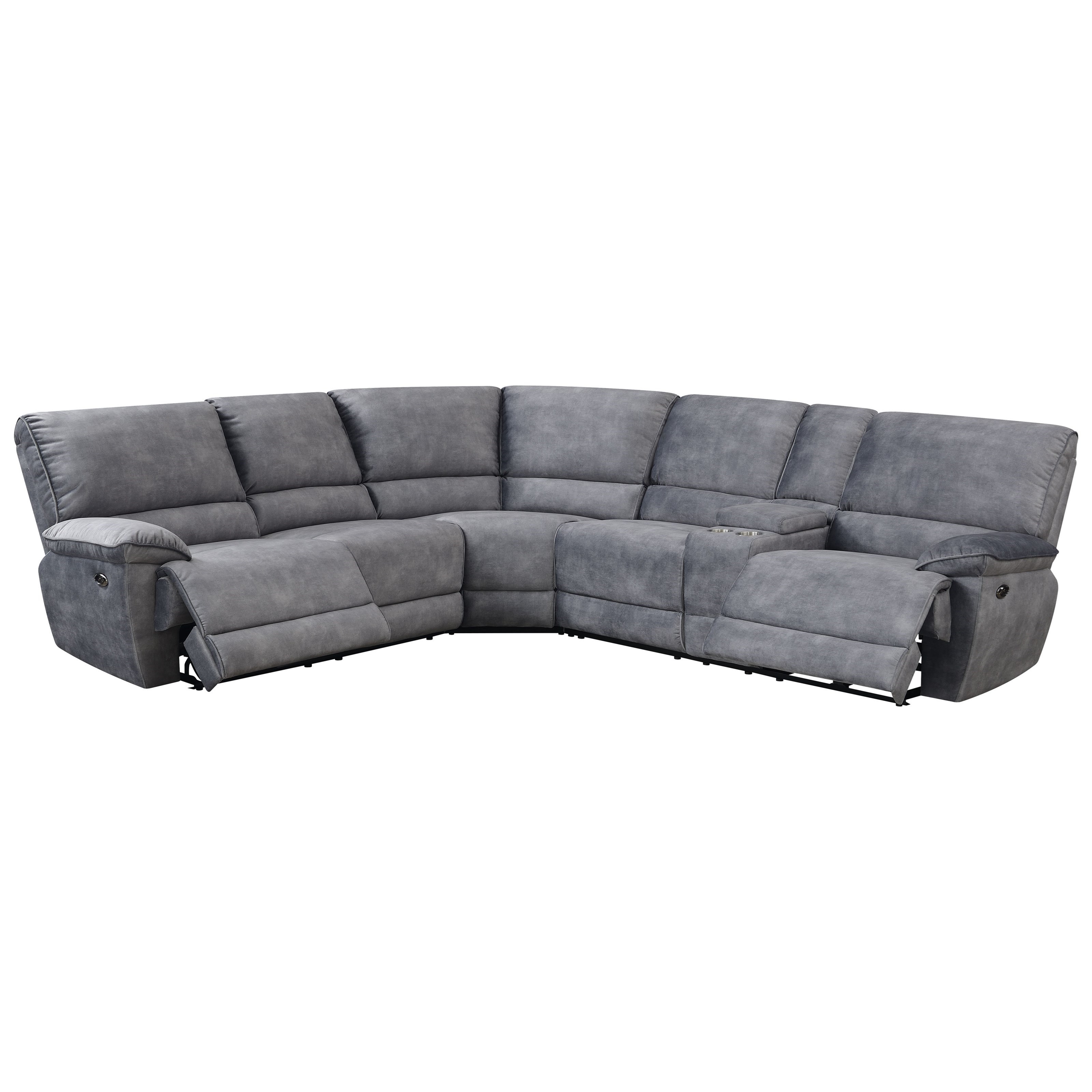 4-Seat Power Reclining Sectional Sofa