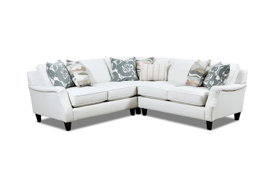 7002 MISSIONARY SALT 3-Piece Sectional by Fusion Furniture at Prime Brothers Furniture