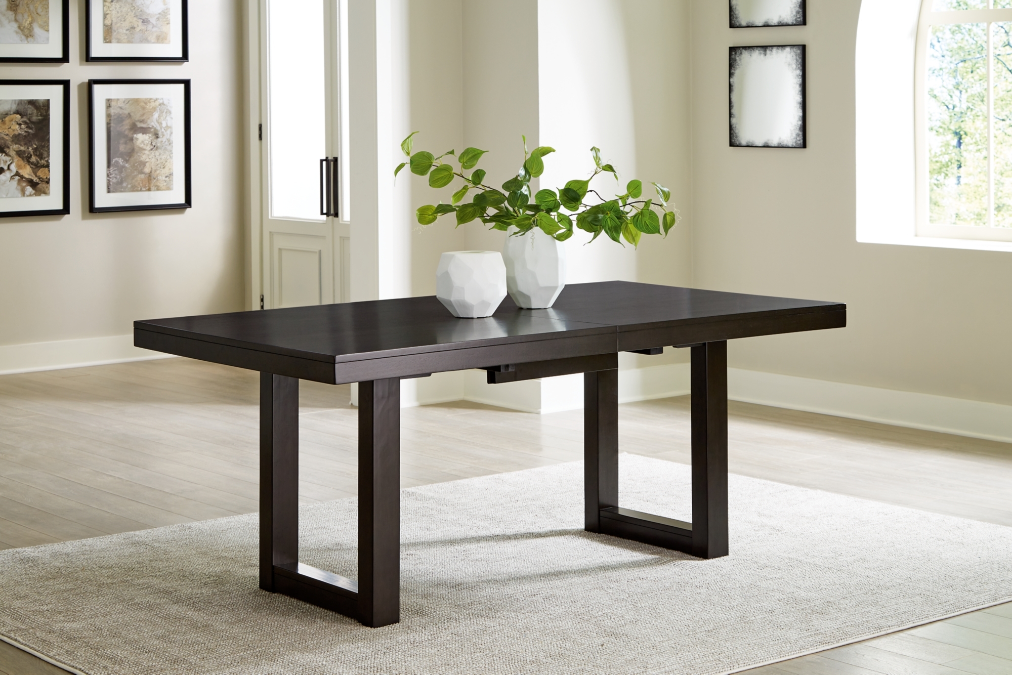 Signature Design by Ashley Neymorton Rect Butterfly Ext Table