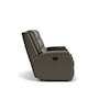 Flexsteel Arlo Power Headrest Reclining Console Loveseat