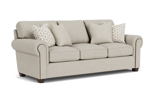 Transitional Sofa with Nailhead Trim