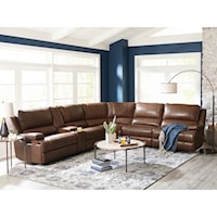 Power Lay-Flat Reclining Sectional