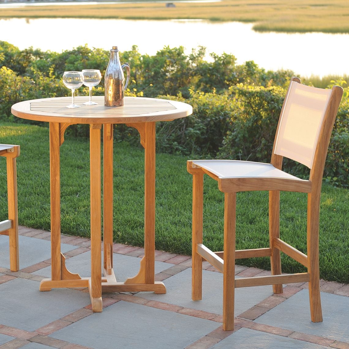 Kingsley Bate St. Tropez 2-pk. Outdoor Bar Stool