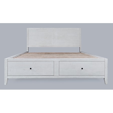 King Storage Bed