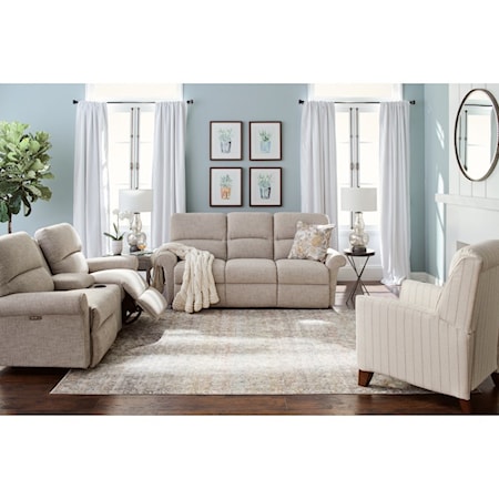 Power Reclining Sofa w/ Headrest