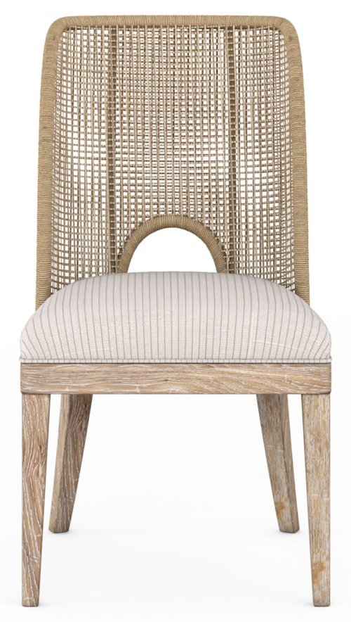 Global Woven Upholstered Sling Chair