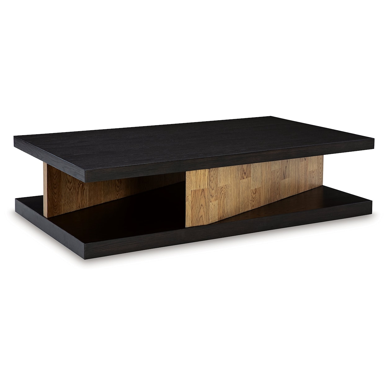 Signature Design Kocomore Coffee Table And 2 Chairside End Tables