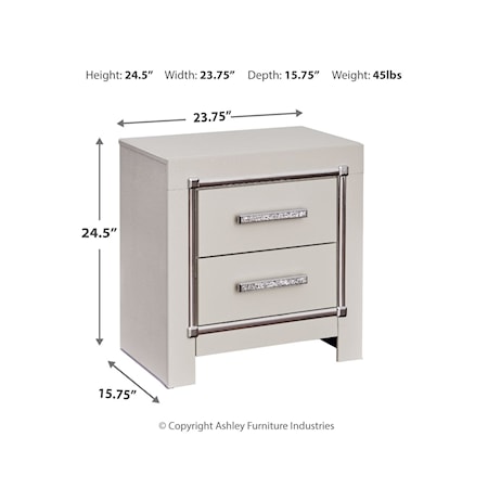 2-Drawer Nightstand