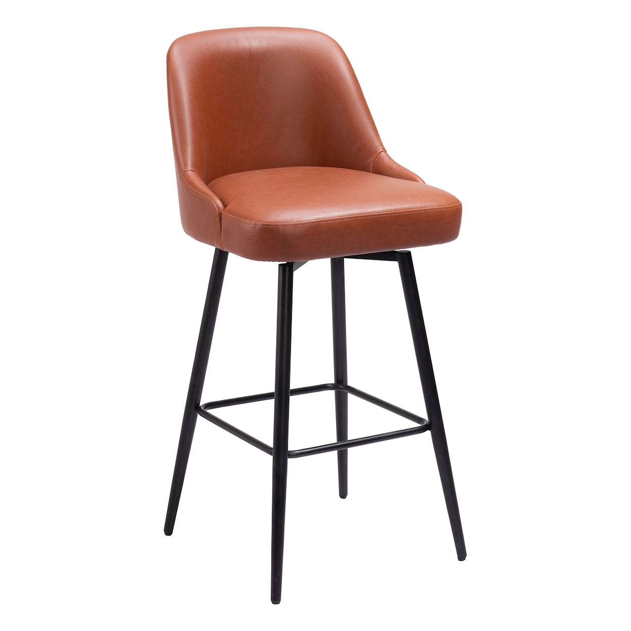 Zuo Keppel Collection Swivel Barstool