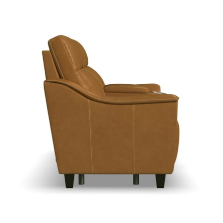 Power Reclining Console Loveseat