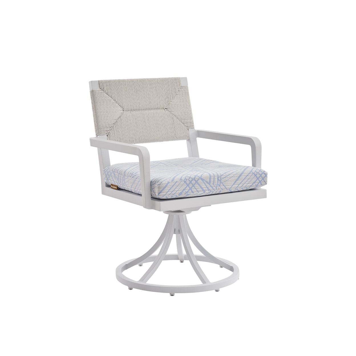 Tommy Bahama Outdoor Living Ocean Breeze Promenade Outdoor Swivel Rocker Dining Arm Chair