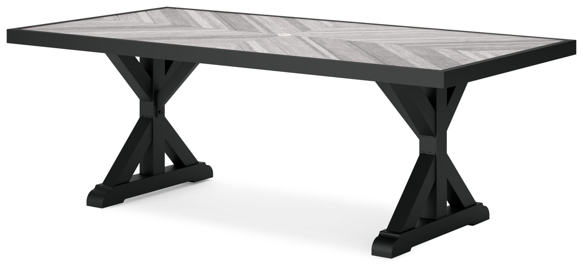Signature Design by Ashley Beachcroft Rect Dining Table W/Umb Opt