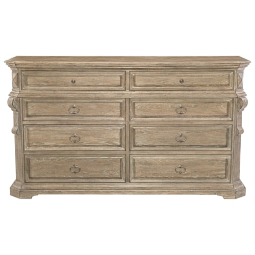 Traditional 8-Drawer Dresser