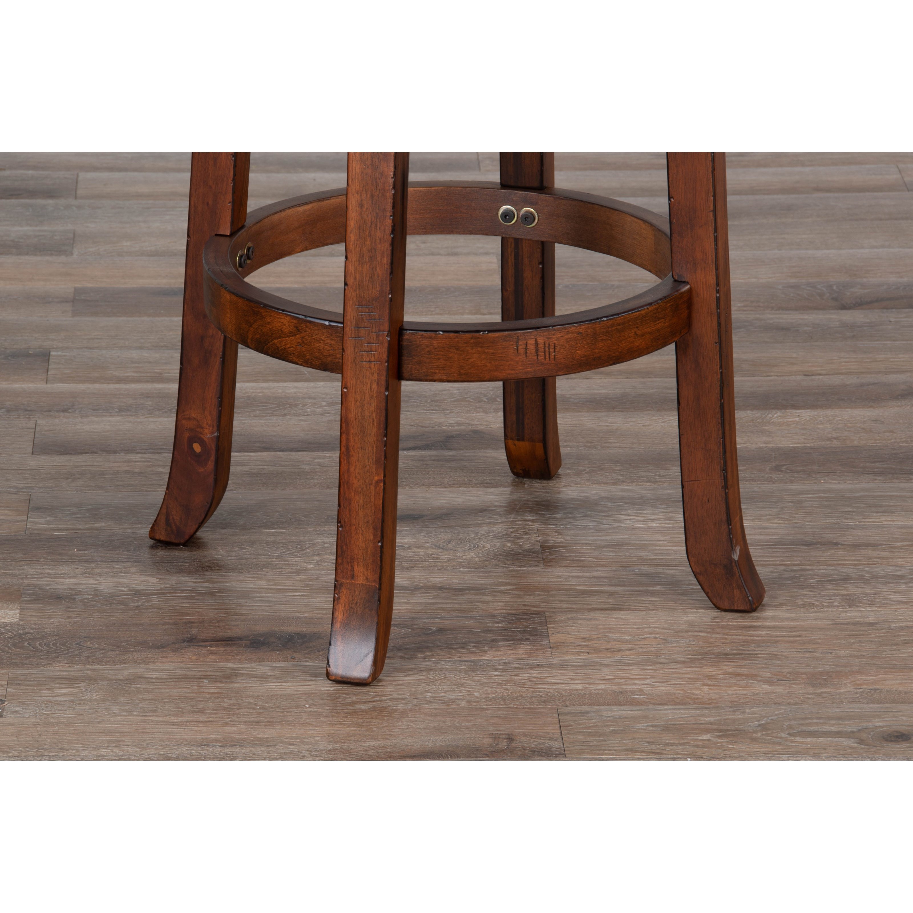 24"H Swivel Stool, Cushion Seat