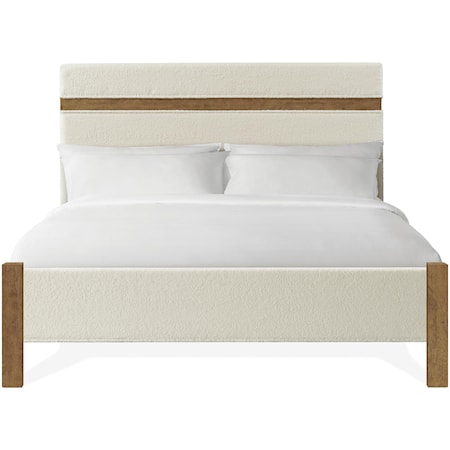 Queen Upholstered Panel Bed