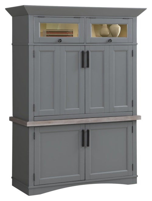 Farmhouse Workstation with Dual AC Power Center