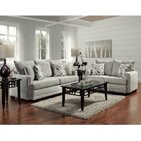 Contemporary 2-Piece Living Room Set