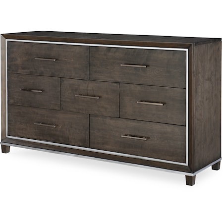 Contemporary Dresser with Jewelry Tray