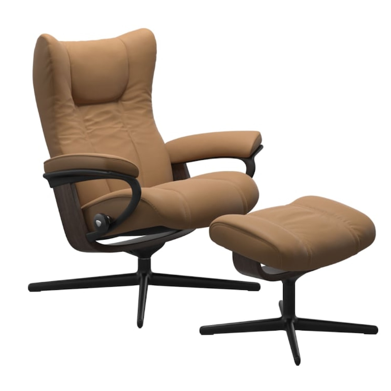 Stressless by Ekornes Wing Large Reclining Chair with Cross Base
