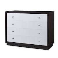 Contemporary Two-Tone 4-Drawer Bedroom Chest