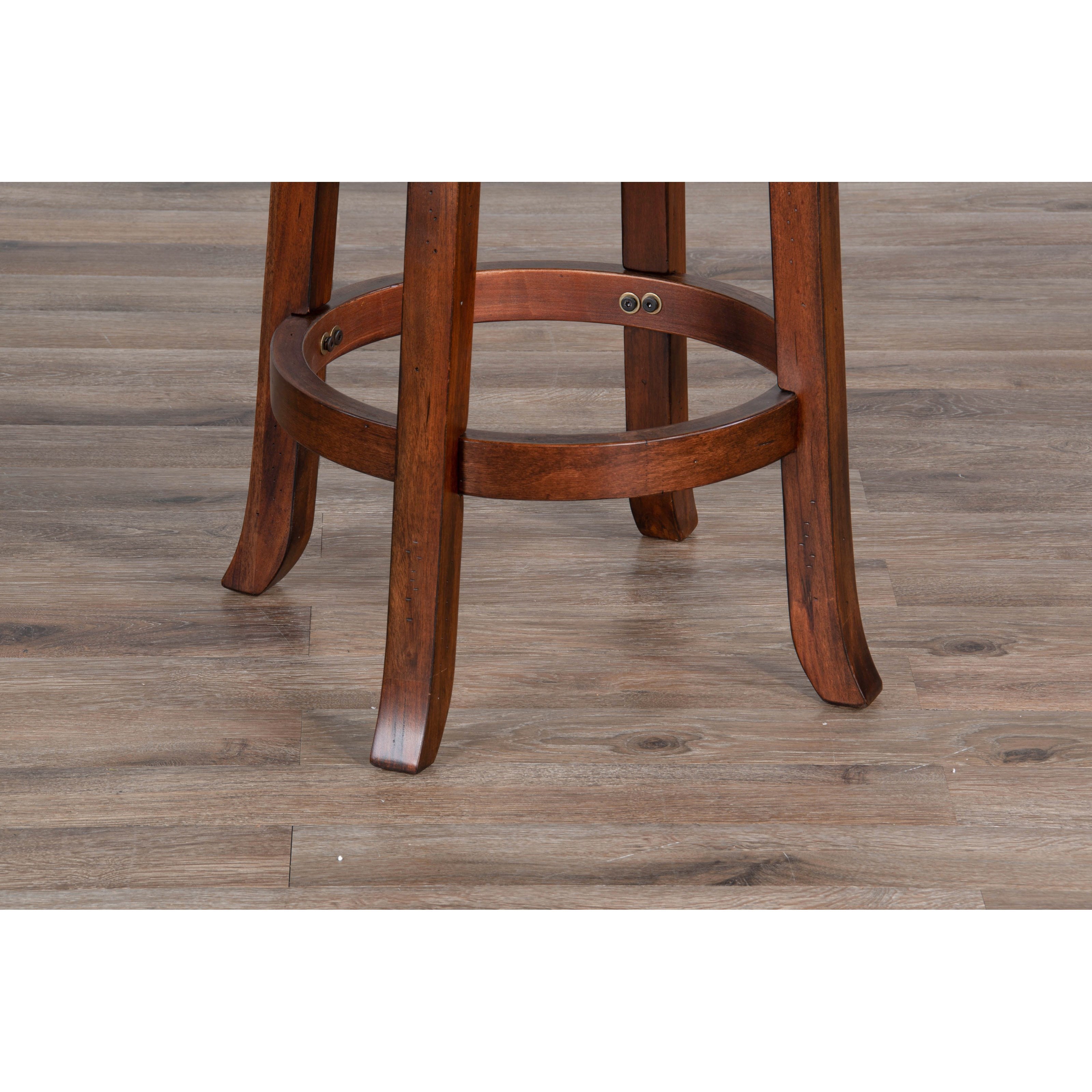 24"H Swivel Stool, Cushion Seat