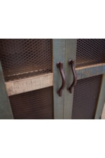 Iron mesh door inserts