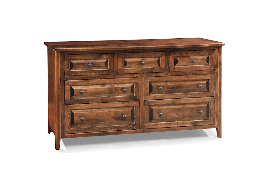 Carson 7 Drawer Dresser by Archbold Furniture at Steger's Furniture