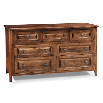 Archbold Furniture Carson 7 Drawer Dresser