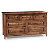 Archbold Furniture Carson 7 Drawer Dresser