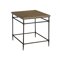 Transitional Rectangular End Table