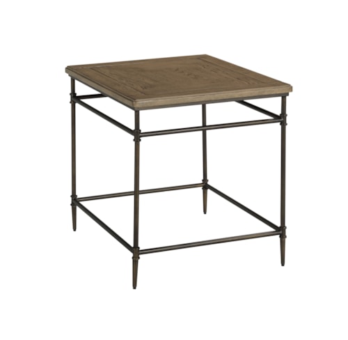 Transitional Rectangular End Table