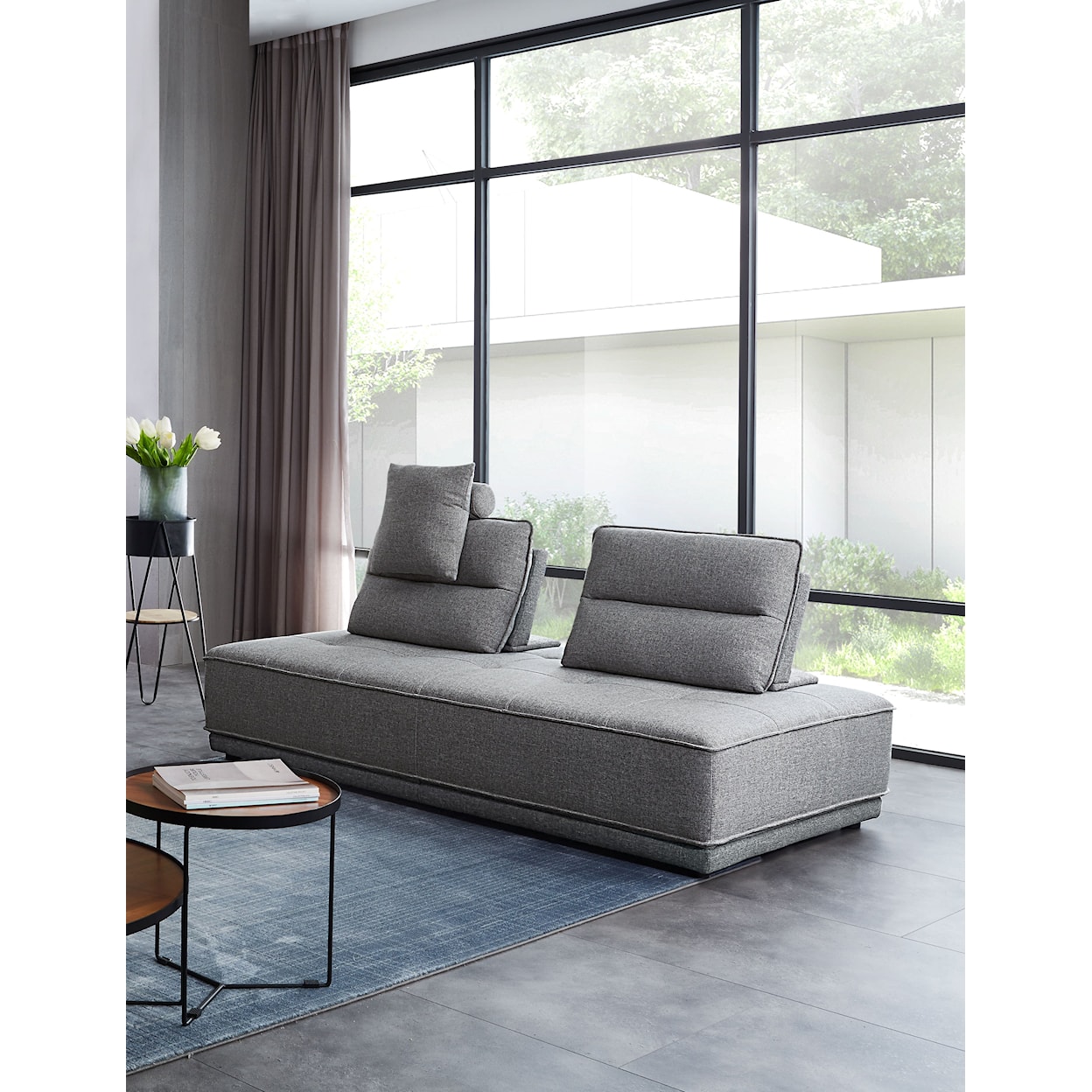 Diamond Sofa Furniture Slate Lounge Seating Platform