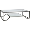 Artistica Artistica Metal Byron Rectangular Cocktail Table