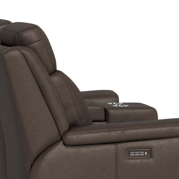 Palliser Asher Asher Power Reclining Console Loveseat