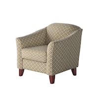 Accent Chair with Sloped Arms