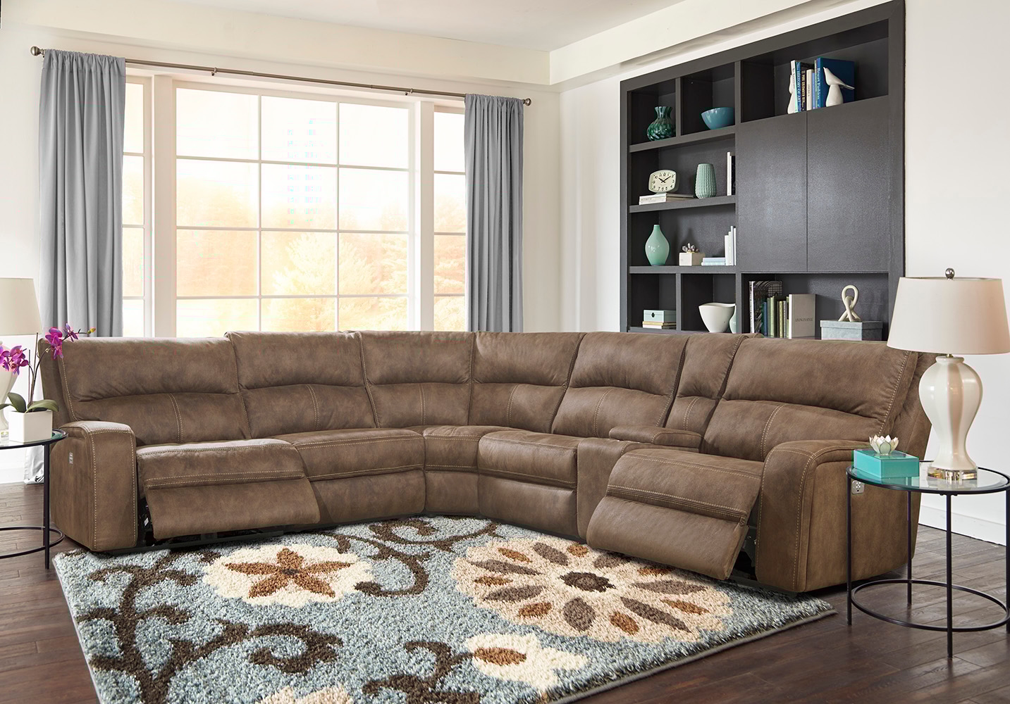 6-Piece Power Reclining Sectional Sofa