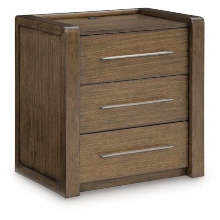 3-drawer Nightstand