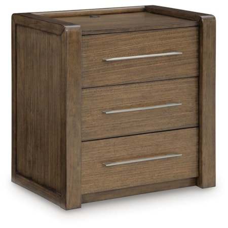 3-drawer Nightstand